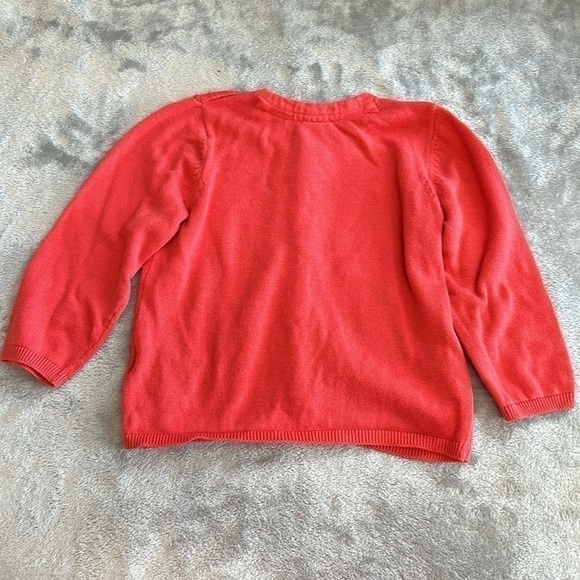 H&M - Coral long sleeve knit button down cardigan. Size 18 to 24 months - Picture 3 of 3